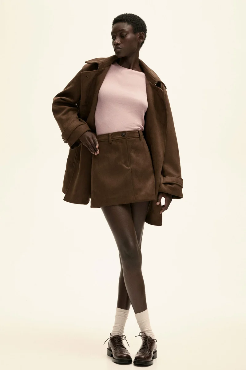 اتش اند ام تنورة ميني