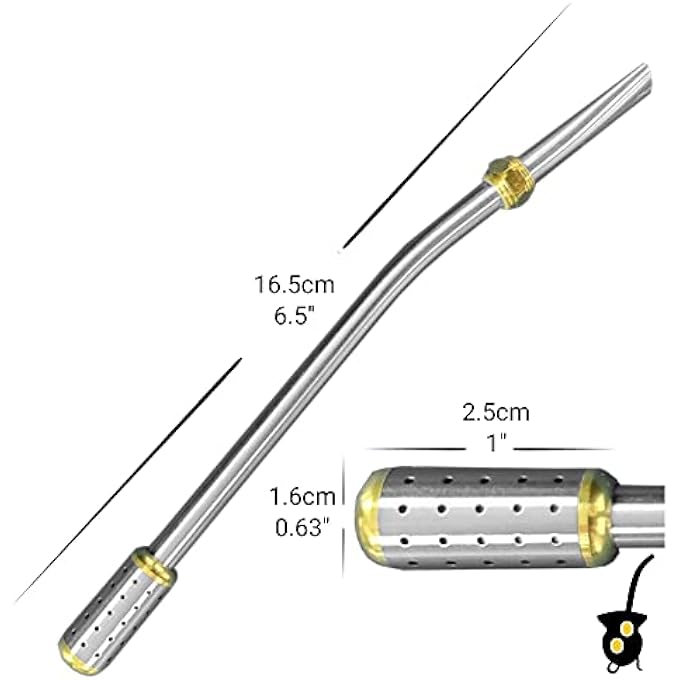 rayihni High Performance Bombilla To Drink Yerba Mate Stainless Steel Triple Filter With Slits - Image 3
