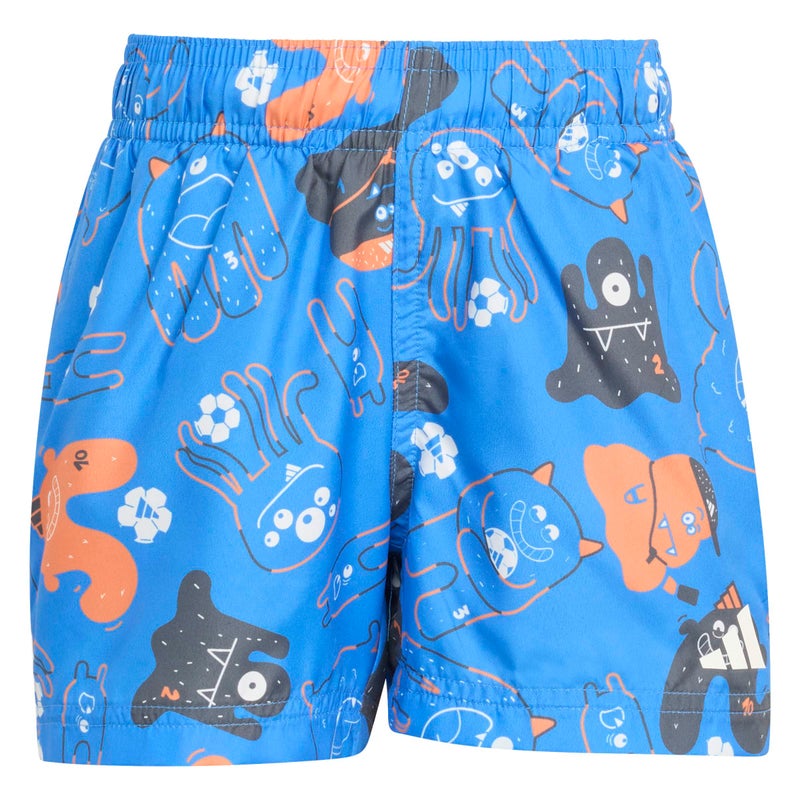 adidas Tironster All Over Print Swim Shorts - Image 1