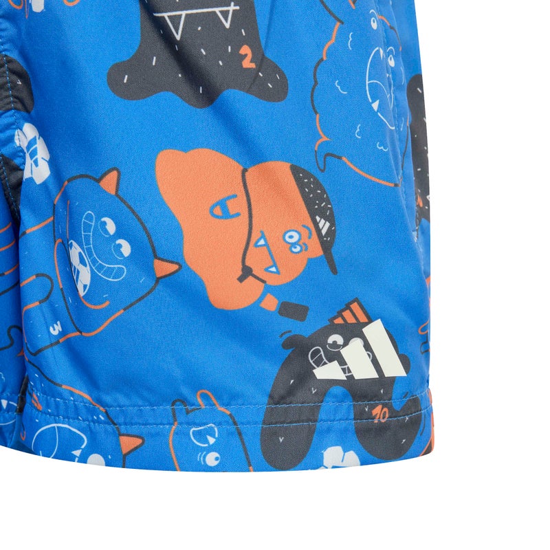 adidas Tironster All Over Print Swim Shorts - Image 2