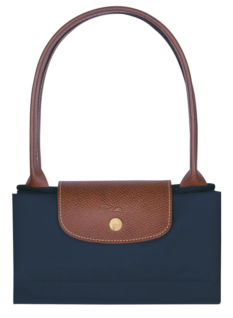 حقيبة توت متوسطة الحجم من لونج شامب للنساء، حقيبة قابلة للطي مع سحاب، حقيبة كتف، حقيبة يد للسفر والعمل