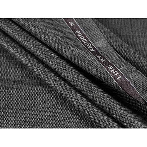 Raymond Checkered Premium Gray Unstitched Pant Piece(1.25 Mtrs) - Image 1