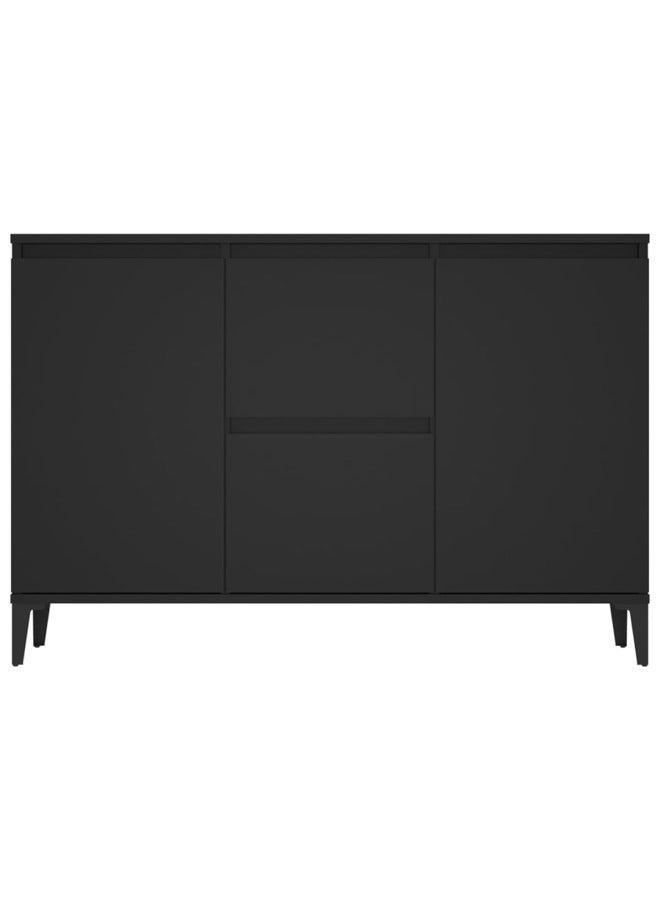 vidaxl Sideboard Black 104x35x70 cm Engineered Wood 806113 - Image 2