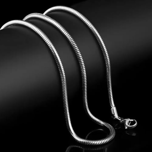 Peora Silver Plated Stainless Steel Fancy Snake Chain Stylish Fashion Jewellery for Men - Image 3