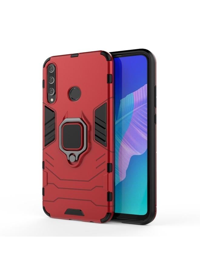 إيروريكس جراب لهاتف Huawei Y7p / P40 Lite E مقاوم للصدمات من البولي كربونات + جراب واقٍ من مادة TPU مع حامل حلقي مغناطيسي - Image 2