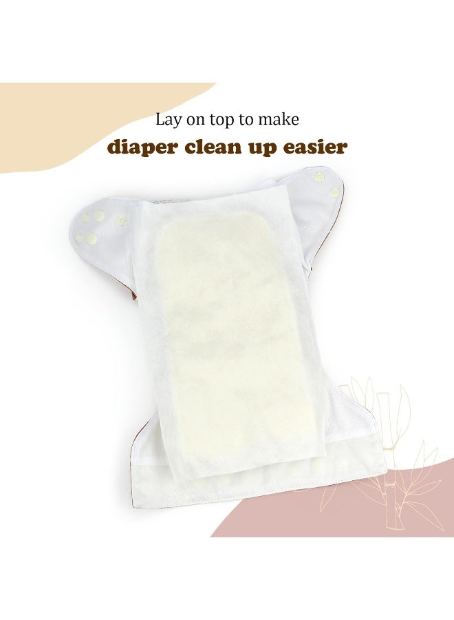 Mama Koala Disposable Natural Diaper Liners for Cloth Diapers, 200 Sheets (2 Pack) - Image 4