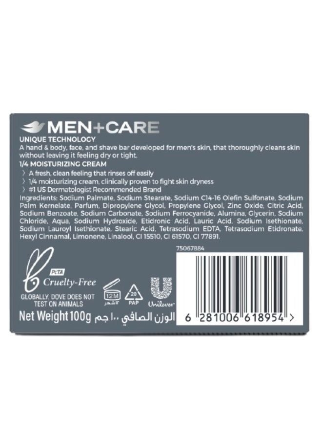 DOVE MEN 3 In 1 Refreshing Cleansing Bar Extra Fresh - Image 2