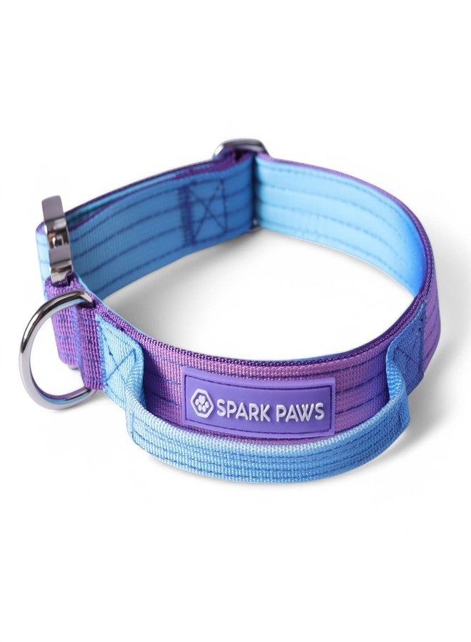 Spark Paws طوق سبارك باوز التكتيكي للكلاب - شديد التحمل، عالي الجودة، سميك ومتين للكلاب الكبيرة والمتوسطة - تصميم كلاسيكي من التسعينيات - مقاس صغير جدًا - 1 بوصة - Image 1