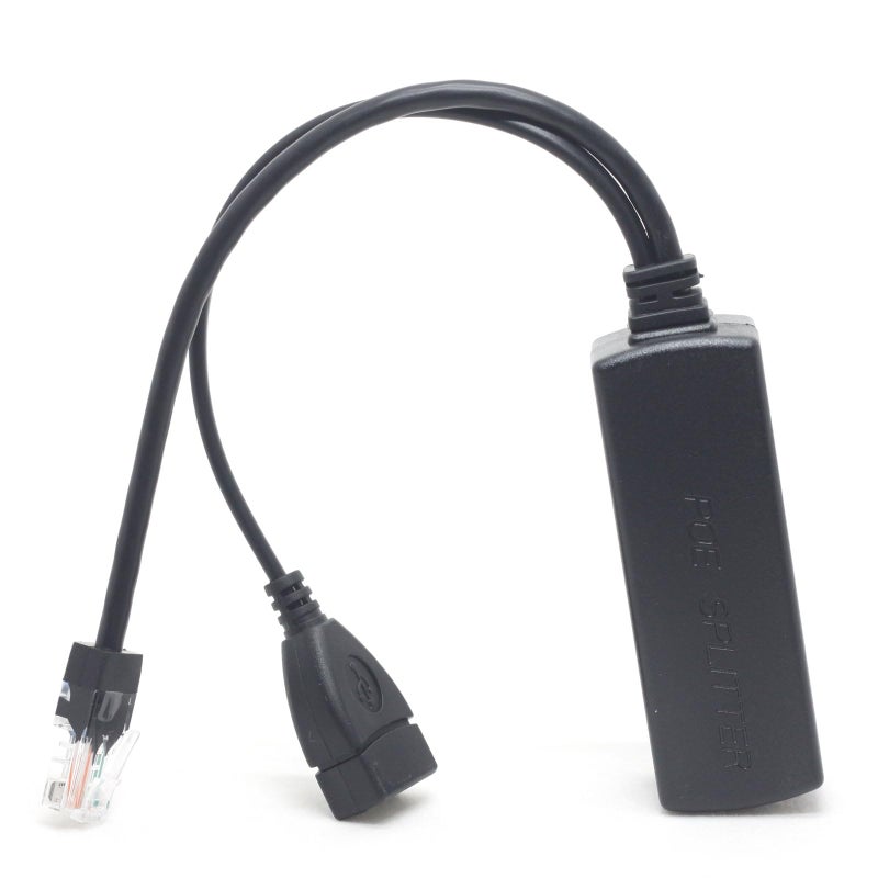 DSLRKIT Active PoE Splitter 48V to 5V 2.4A USB Type A Female 802.3af Power Over Ethernet - Image 5