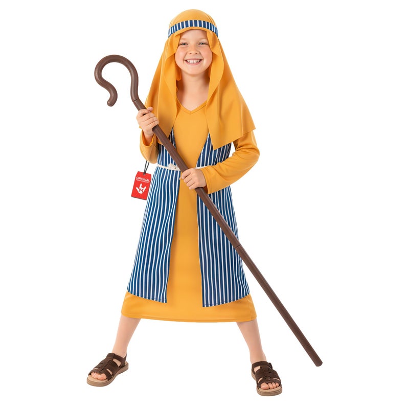 fun shack Blue Shepherd Costume for Kids Boys Shepherd Costume Christmas Costumes for Kids Boys Nativity Costumes Medium - Image 2