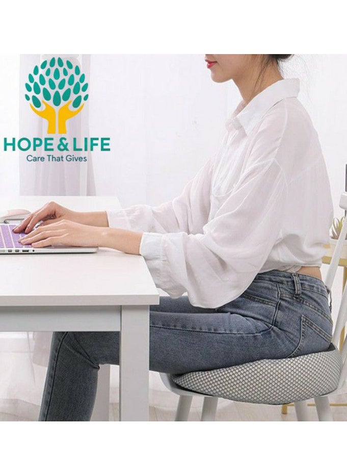 Hope And Life - Medical Memory Foam Seat Cushion with Cool and Comfortable Gel for Coccyx Pain Relief with Non-Slip Base - Image 1