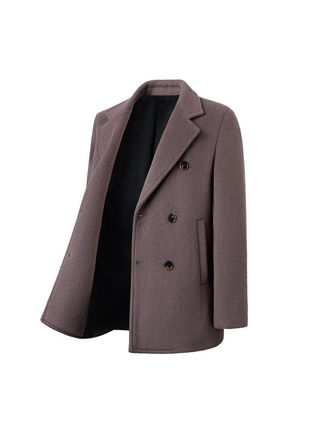 Flying in the snow Autumn And Winter Men's Suit Lapel Fashion Versatile Men's Overcoat Men's Jacket Casual Minimalist - Image 4