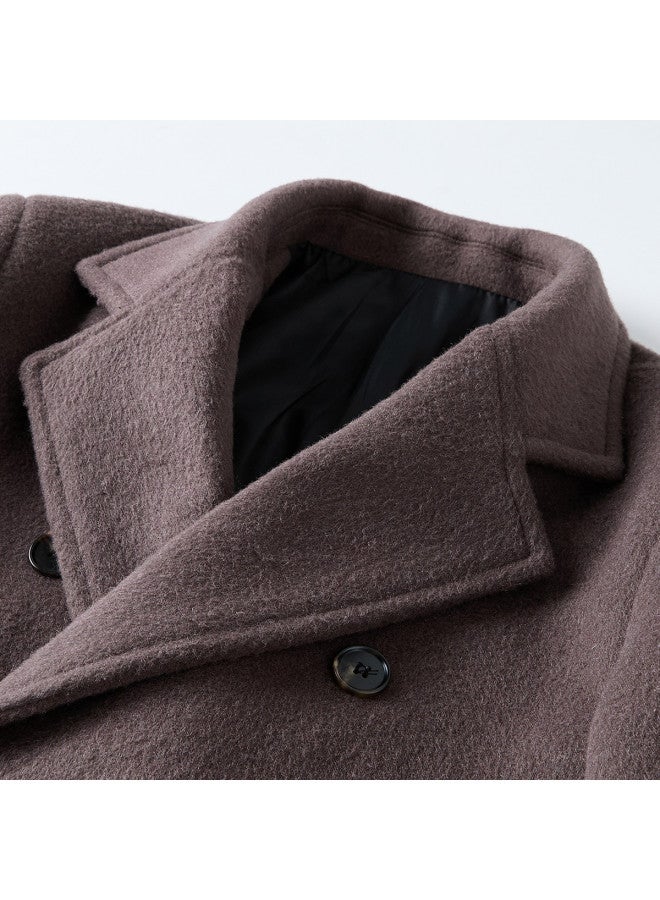 Flying in the snow Autumn And Winter Men's Suit Lapel Fashion Versatile Men's Overcoat Men's Jacket Casual Minimalist - Image 5