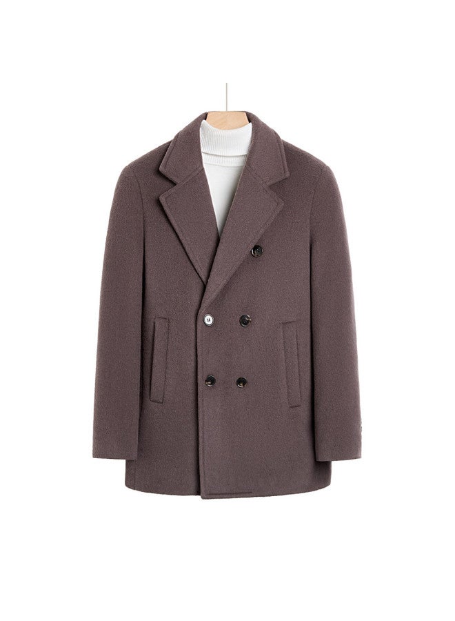 Flying in the snow Autumn And Winter Men's Suit Lapel Fashion Versatile Men's Overcoat Men's Jacket Casual Minimalist - Image 2