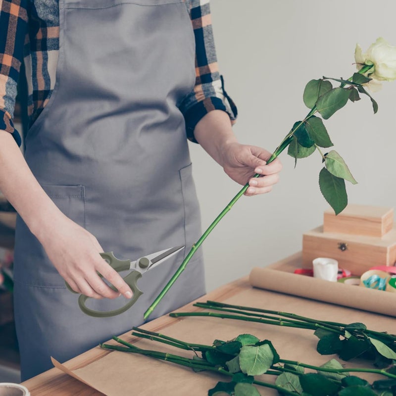 SUPVOX Stainless Steel Garden Scissors Flower Pruning Shears with Pointed Blade for Plant and Branch Trimming, Thickened Floral Trimmer Tool Suitable for Indoor and Outdoor Gardening - Image 4