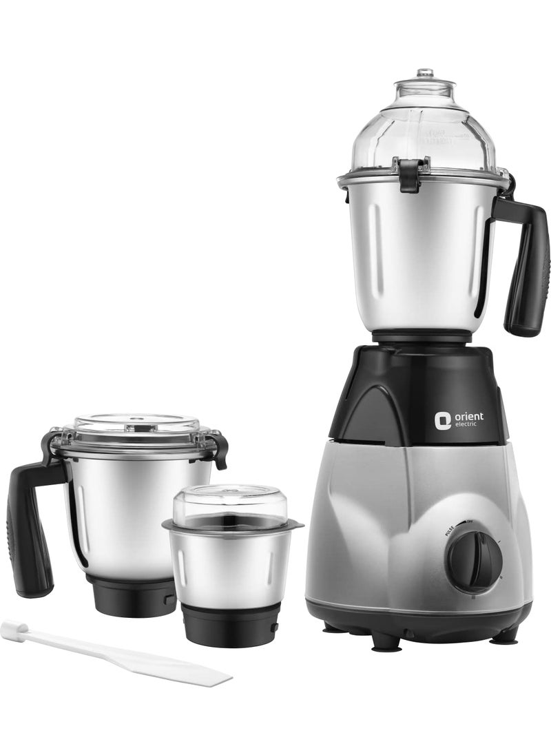Orient Electric Orient Electric Chefspecial 1200W 3 jar Mixer Grinder (MGCS120G3/Black & Silver)  - Image 1