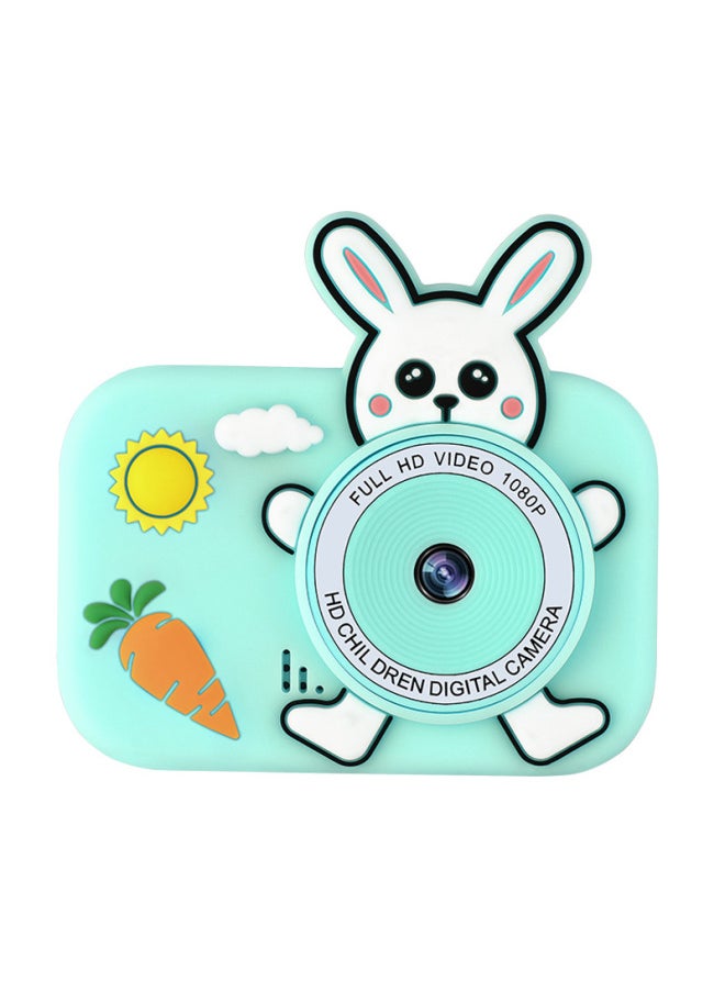 Y8 Cartoon Camera HD Children Digital Camera Cross Border Portable DSLR Camera Toy Kids Birthday Gift-Color:Rabbit HD Double Pink  - Image 2