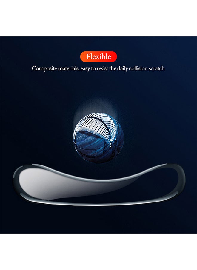 TWEGGON - 3 piece set  Full Cover 3D Curved Screen Protector For xiomi mi band 7 Black Clear - Image 1