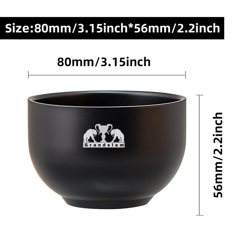 Grandslam Shaving Brush and Bowl Kit for Men, 3 in 1 Shaving Brush Set, Stainless Steel Shaving Bowl and Stand, Shaving Kit for Men - Image 4