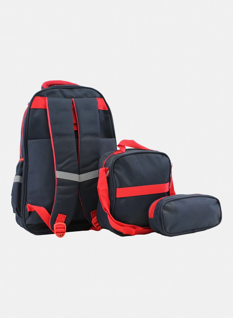 MIGO School Set Spider-Man Backpack 18 Inches – Blue & Navy - Image 2