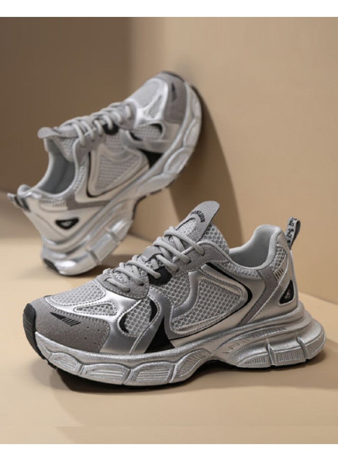 TonLion Fashionable And Versatile Spring/summer Bestseller Casual Platform Shoes For Women - Breathable Mesh Design Simple And Lightweight Dad Sneakers - Image 1