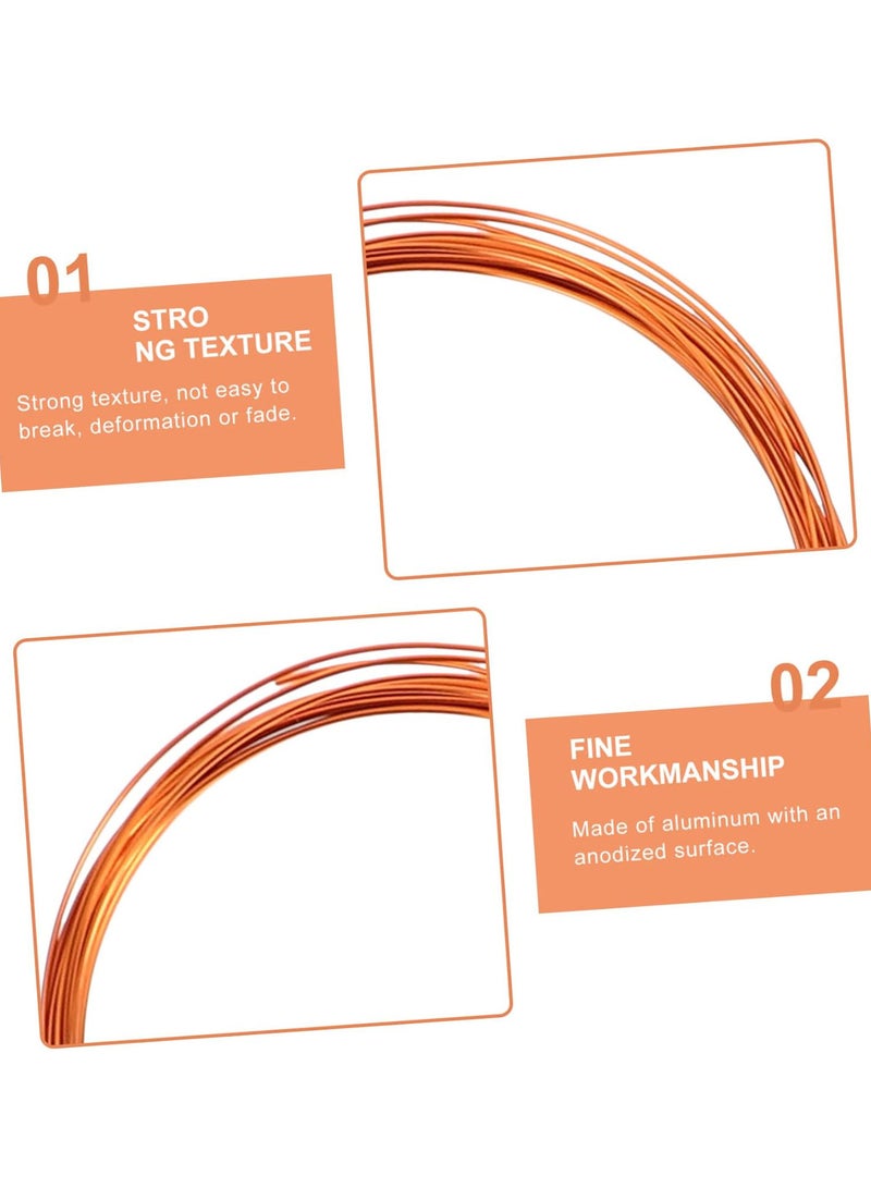 GGOOT 12 Rolls DIY Aluminum Wire Material Braid Jewelry Beading Wire Roll Cuttable Wire Bangle Wire Aluminum Wire Convenient Jewelry Wire Cuttable Aluminum Wire Sculpting Wire Crimping - Image 2