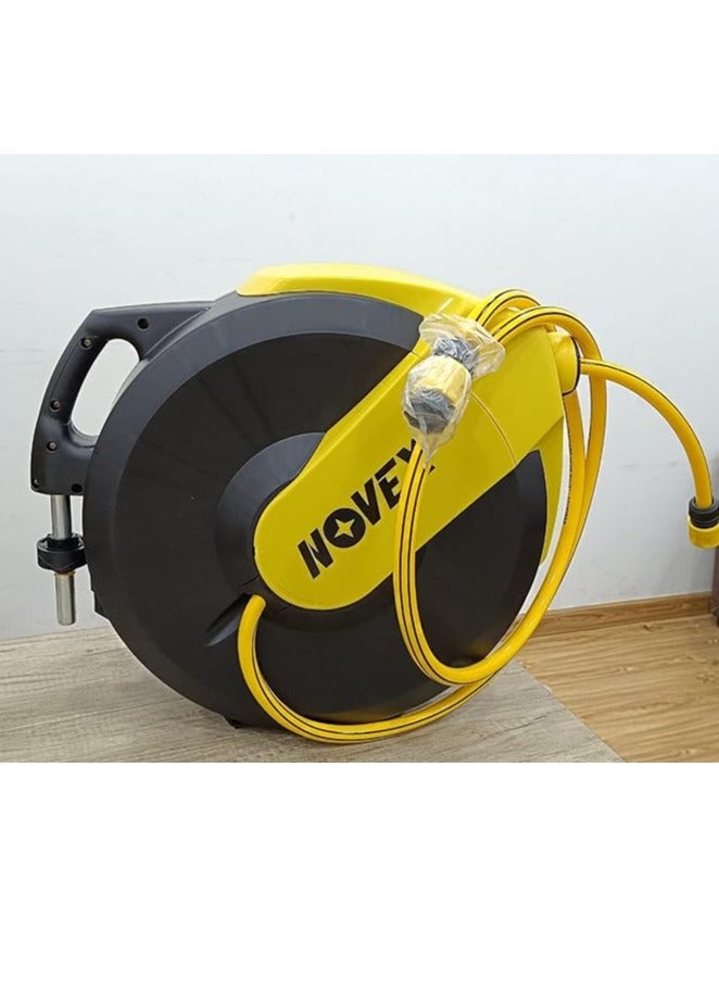 NOVEX بكرة خرطوم حديقة مع سحب تلقائي للري والغسيل - Image 4