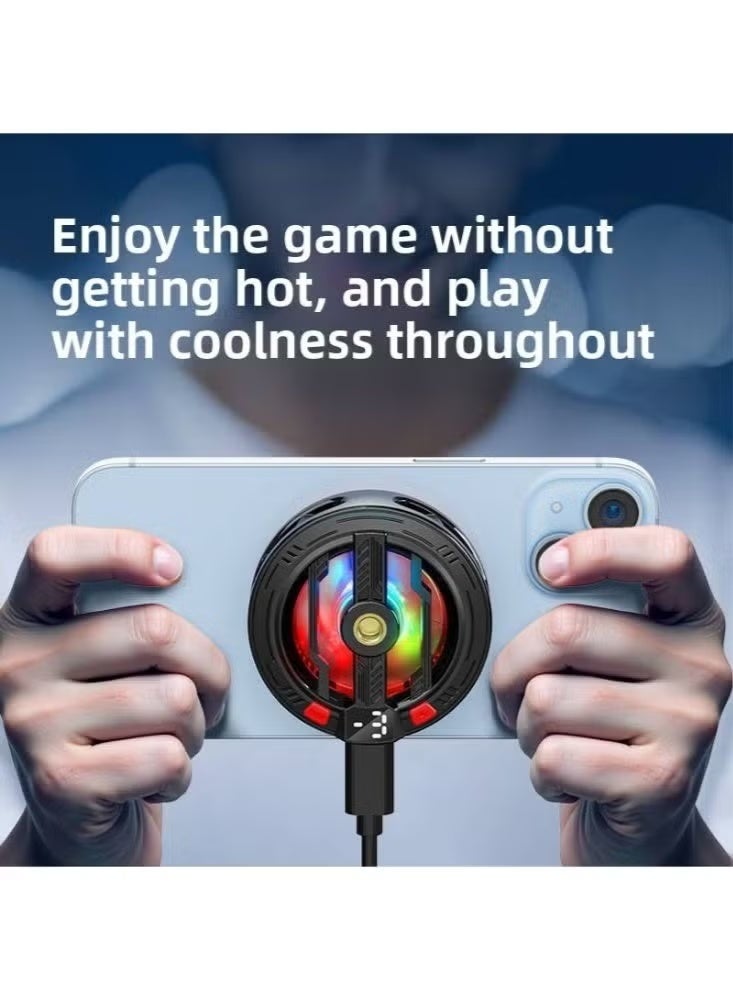 ELTRAZONE S01 Magnetic Phone Cooler Semiconductor Cooling Fan for Mobile Gaming & Streaming, Active Heat Dissipation Radiator - Image 4