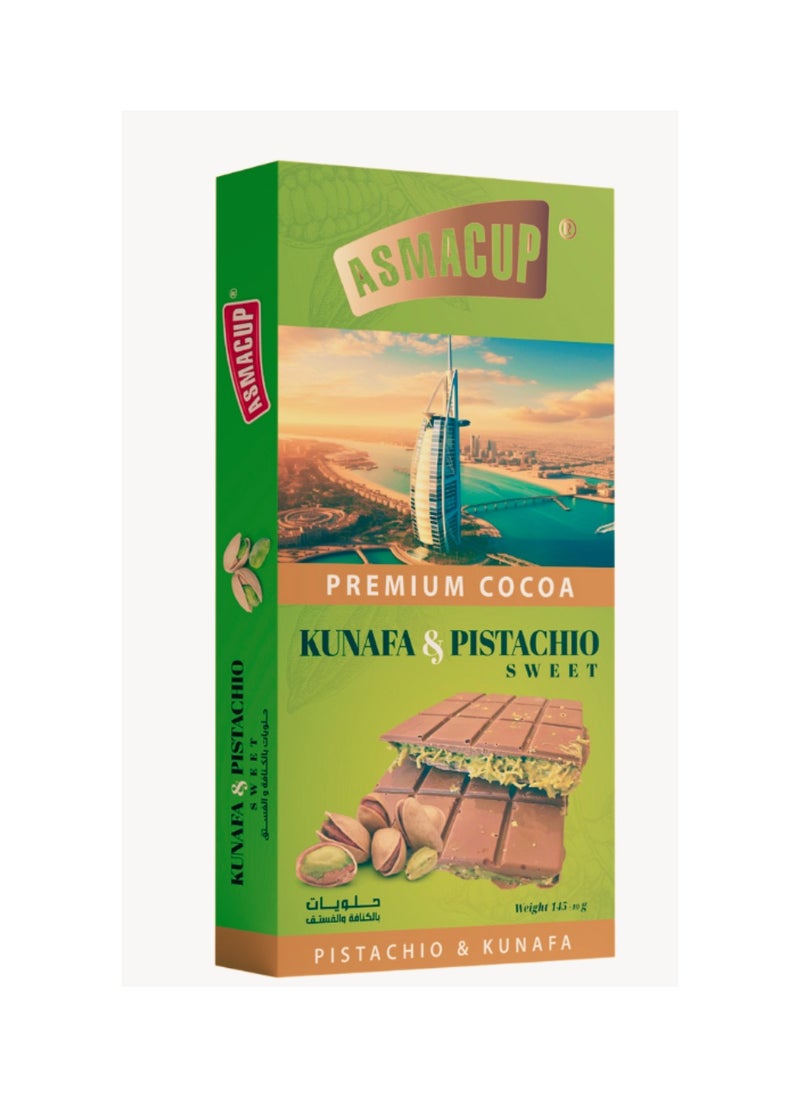 ASMACUP Dubai kunafa chocolate 145 G  - Image 2
