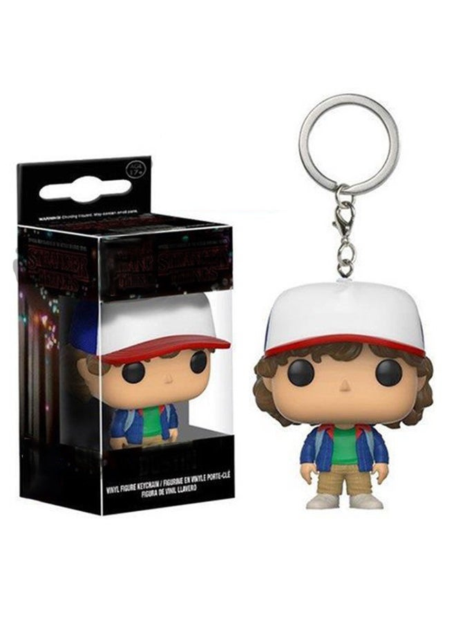 FUNKO POP - Dustin Toy Keychain Multicolor - Image 1