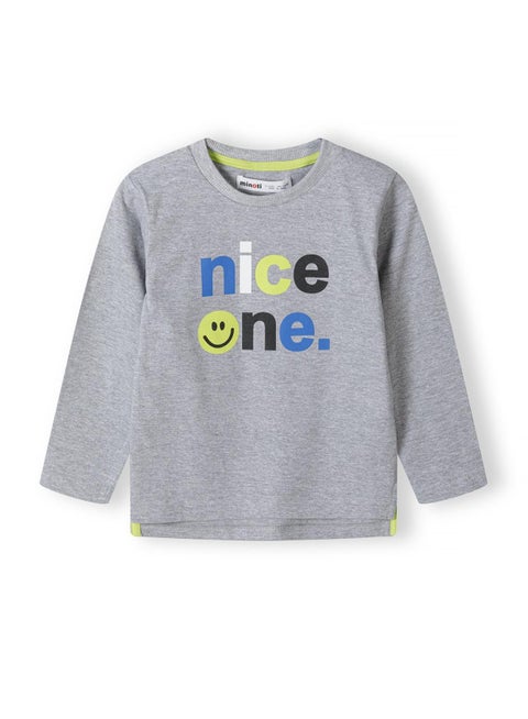 Kids Long Sleeve Top with Front Print