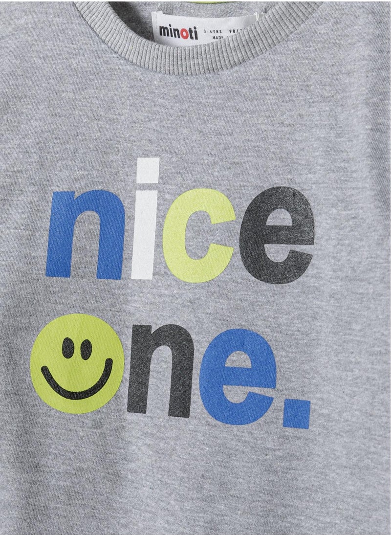 MINOTI Kids Long Sleeve Top with Front Print  - Image 3