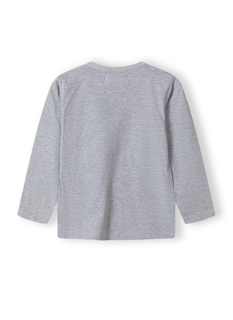 MINOTI Kids Long Sleeve Top with Front Print  - Image 2