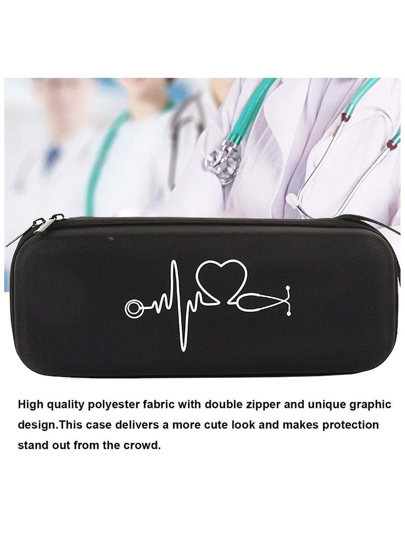 Stethoscope Case, Stethoscope Bag for 3M Littmann Classic III, Lightweight II S.E, Hard Travel Carrying Case for Doctor and Nurse - Image 4