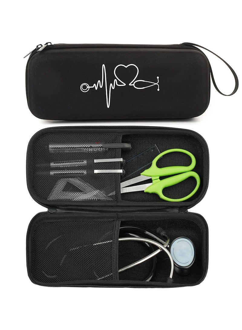 Stethoscope Case, Stethoscope Bag for 3M Littmann Classic III, Lightweight II S.E, Hard Travel Carrying Case for Doctor and Nurse - Image 1