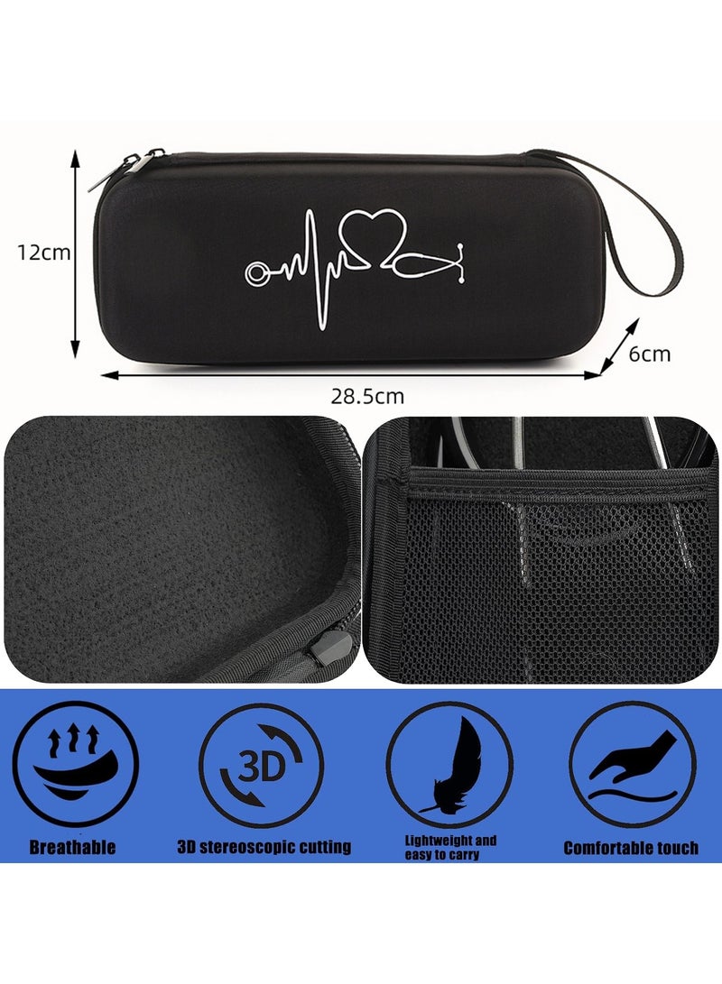 Stethoscope Case, Stethoscope Bag for 3M Littmann Classic III, Lightweight II S.E, Hard Travel Carrying Case for Doctor and Nurse - Image 5