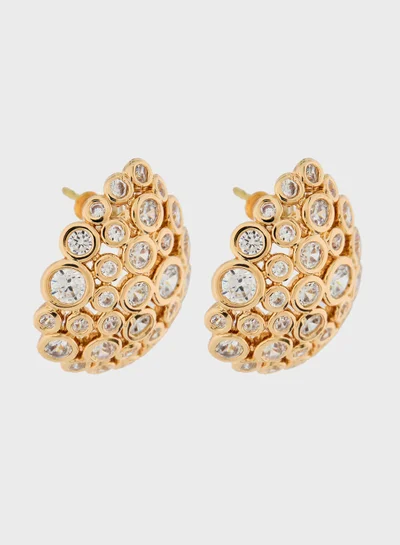 Ella Limited Edition Dimante Hoop Earrings
