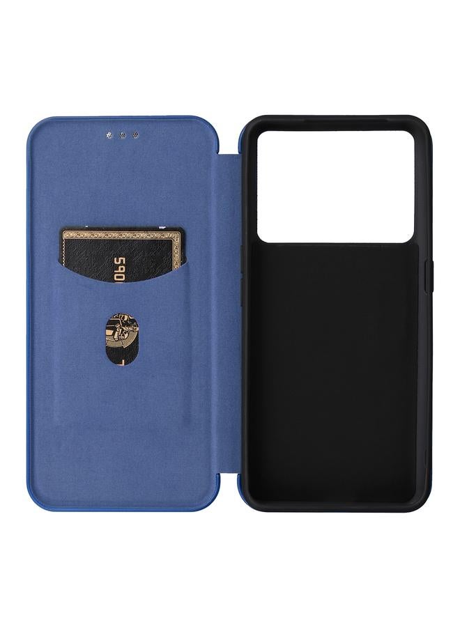 S-TOP Case For Realme GT Neo 5 / Realme GT 3 Carbon Fiber Texture Flip Leather Phone Case - Image 4