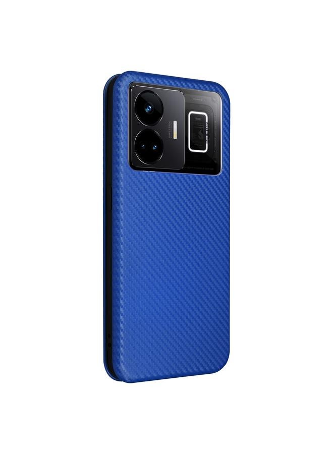 S-TOP Case For Realme GT Neo 5 / Realme GT 3 Carbon Fiber Texture Flip Leather Phone Case - Image 3