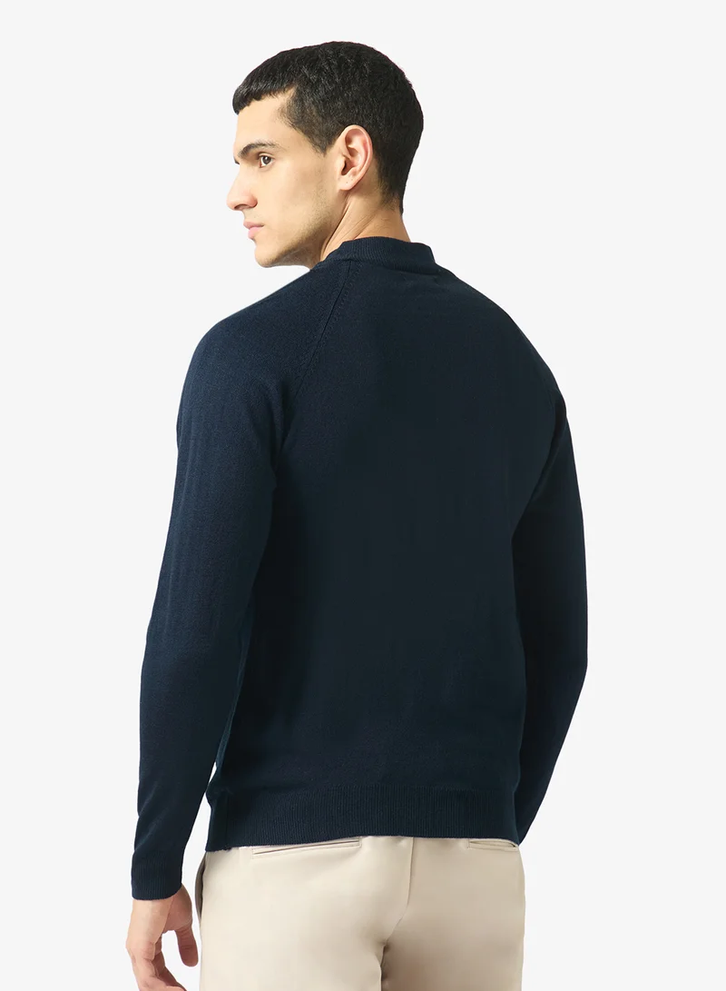 Robert Wood  Casual Turtle Neck Pullover Sweater for Men | Best Price UAE