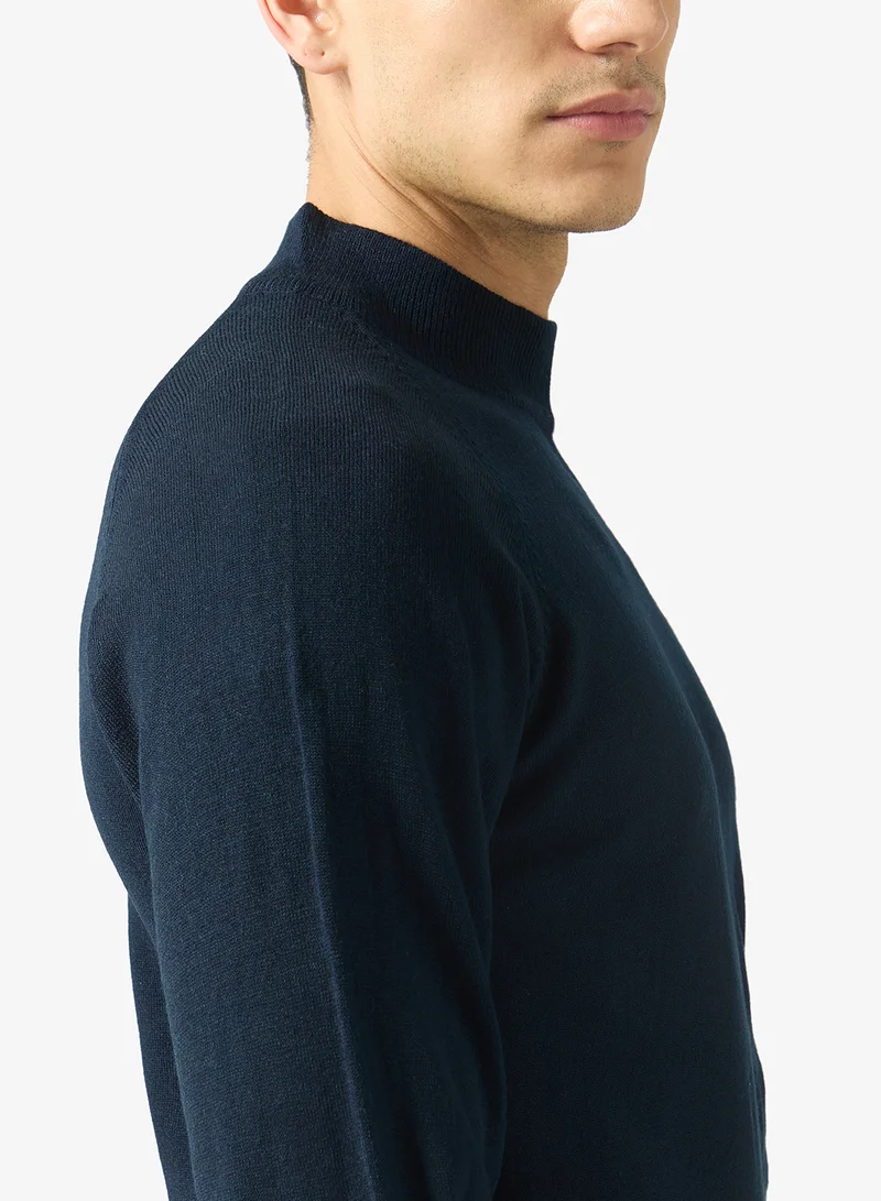 Robert Wood  Casual Turtle Neck Pullover Sweater for Men | Best Price UAE