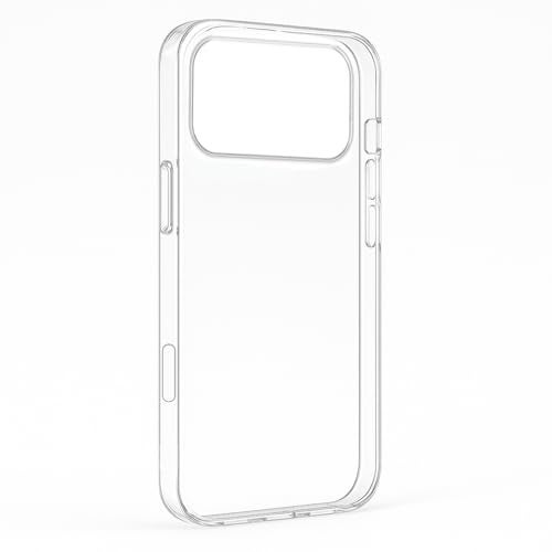T TECLUSIVE Slim Hard Shell Crystal Clear Case Compatible for iPhone 17 Pro Max | Full Protective Transparent Plastic Cover with Camera Protection | Lifetime Non Yellowing Clear Case (17 Pro Max) - Image 1