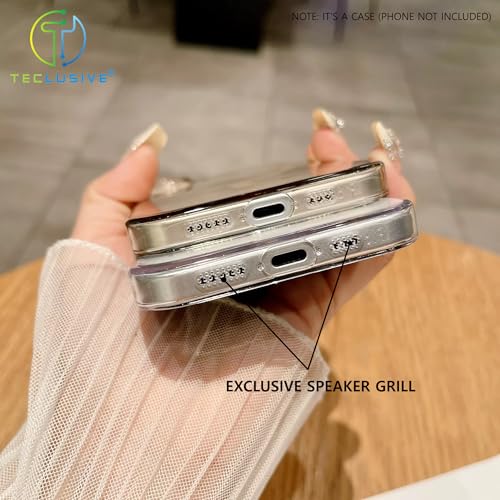 T TECLUSIVE Slim Hard Shell Crystal Clear Case Compatible for iPhone 17 Pro Max | Full Protective Transparent Plastic Cover with Camera Protection | Lifetime Non Yellowing Clear Case (17 Pro Max) - Image 4