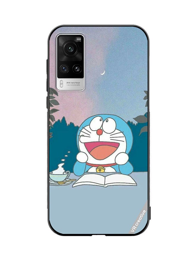 VR CREATIVE Protective Case Cover For Vivo X60 Pro Wandering Doremon Design Multicolour - Image 1