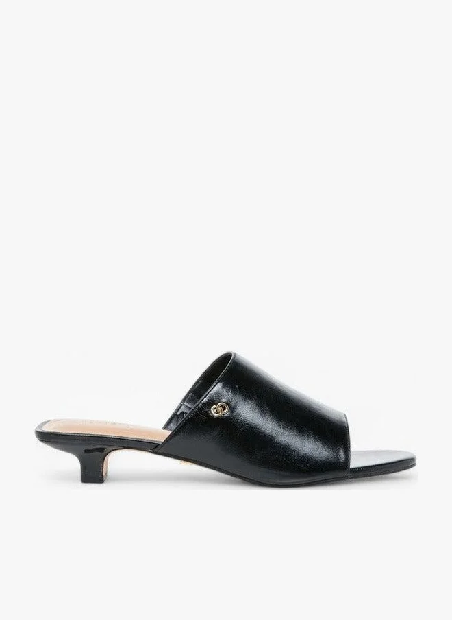 Celeste Women's Open Toe Sandals with Kitten Heels