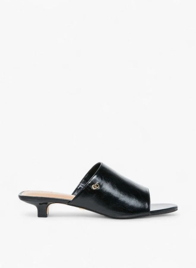 Celeste Women's Open Toe Sandals with Kitten Heels