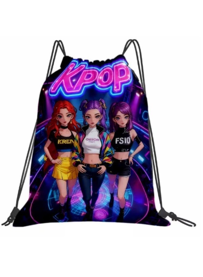 كيبوب عرض خاص لمحبي الكيبوب من هانتريكس - حقيبة ظهر برباط ومجموعة أكواب سيراميك وردية سعة 360 مل | تصميم ميرا، رومي، زوي | مجموعة هدايا لمحبي الكيبوب للفتيات والمراهقات، مناسبة لأعياد الميلاد والمناسبات الخاصة - Image 2