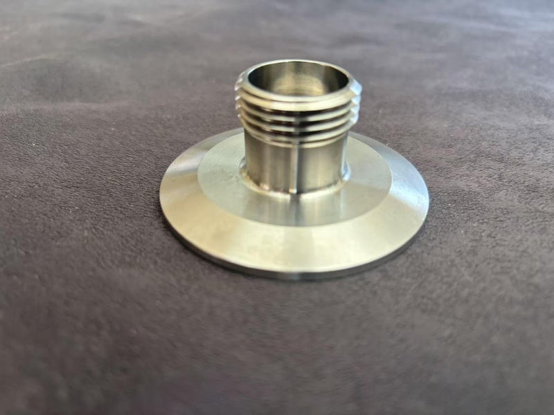 semfeil brew 34 Garden Hose To 2 Tri Clover Compatible To Male Garden Hose Adapter 2 Sanitary Tri Clamp 2 TC x 34 Garden Hose Connector 2 inch Male Garden Hose - Image 2