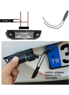 Eraks Car Accesories Fıat Linea LED License Plate Lighting Set  - Image 3