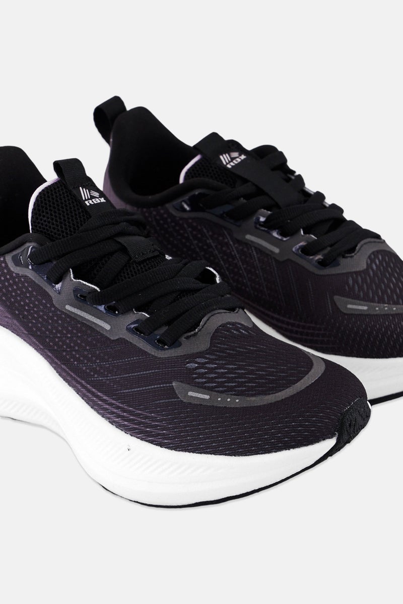 RBX أحذية جري نسائية بشبكة ورباط، سوداء - Image 4